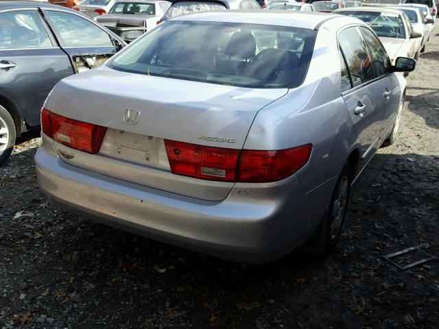 1HGCM56415L001061 - 2005 HONDA ACCORD LX SILVER photo 4