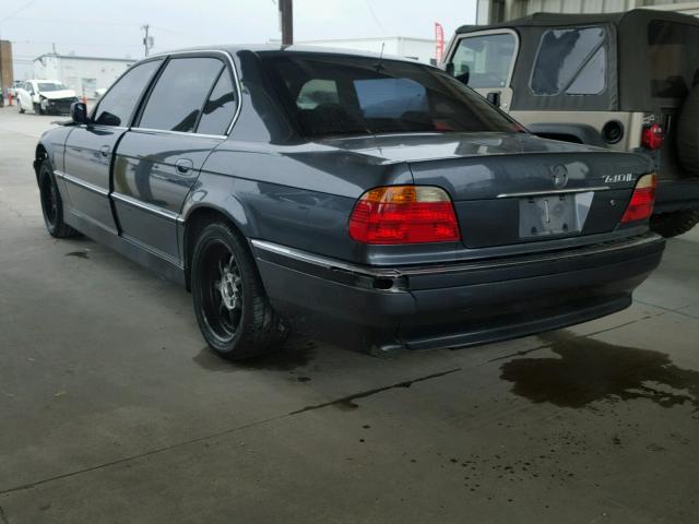 WBAGH8331XDP04297 - 1999 BMW 740 CHARCOAL photo 3