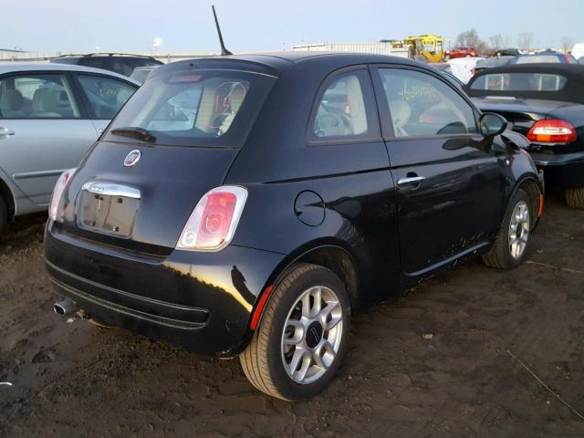 3C3CFFAR3ET165230 - 2014 FIAT 500 POP BLACK photo 4