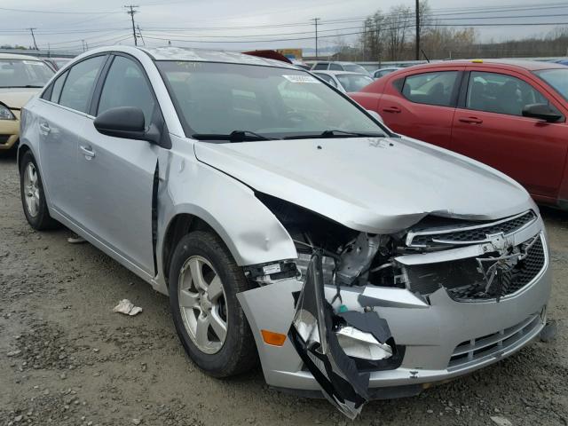 1G1PE5SC6C7114593 - 2012 CHEVROLET CRUZE LT SILVER photo 1