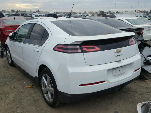 1G1RE6E46DU103003 - 2013 CHEVROLET VOLT WHITE photo 3