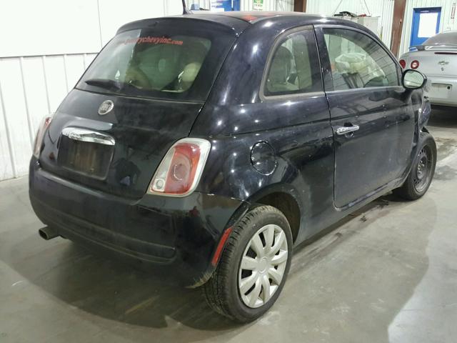 3C3CFFAR6ET169935 - 2014 FIAT 500 POP BLACK photo 4