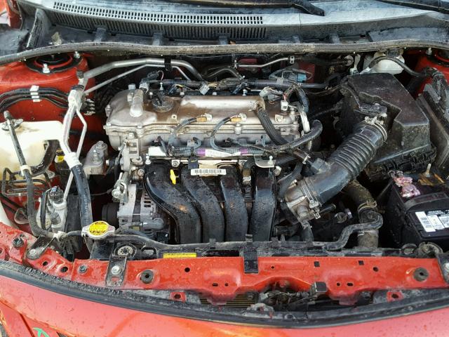 2T1BU4EE8CC814304 - 2012 TOYOTA COROLLA BA RED photo 7