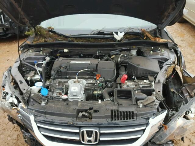 1HGCR2F32FA230529 - 2015 HONDA ACCORD LX GRAY photo 7