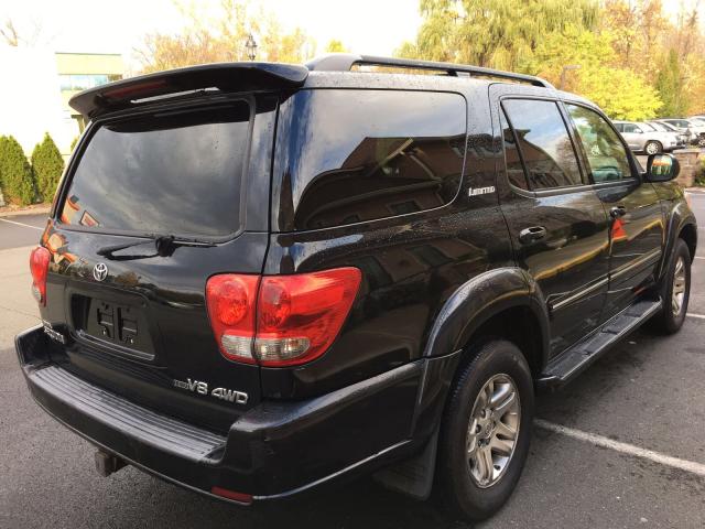 5TDBT48A46S271640 - 2006 TOYOTA SEQUOIA BLACK photo 4