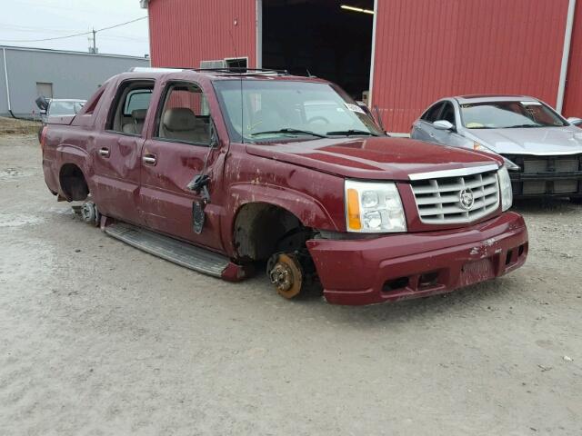 3GYEK62N64G328479 - 2004 CADILLAC ESCALADE E RED photo 1