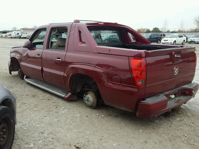 3GYEK62N64G328479 - 2004 CADILLAC ESCALADE E RED photo 3