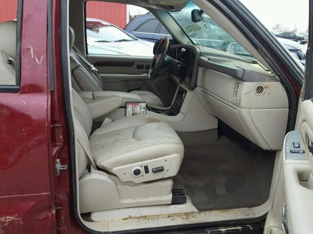 3GYEK62N64G328479 - 2004 CADILLAC ESCALADE E RED photo 5