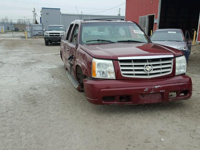 3GYEK62N64G328479 - 2004 CADILLAC ESCALADE E RED photo 9