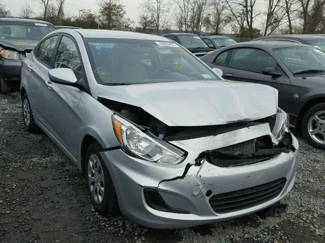 KMHCT4AE4FU801680 - 2015 HYUNDAI ACCENT GLS SILVER photo 1