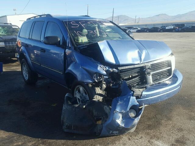 1D8HB48PX7F570263 - 2007 DODGE DURANGO SL BLUE photo 1