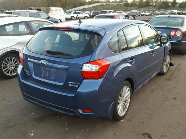 JF1GPAD60D2896010 - 2013 SUBARU IMPREZA PR BLUE photo 4