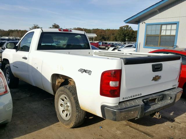 1GCEK14C37Z653597 - 2007 CHEVROLET SILVERADO WHITE photo 3