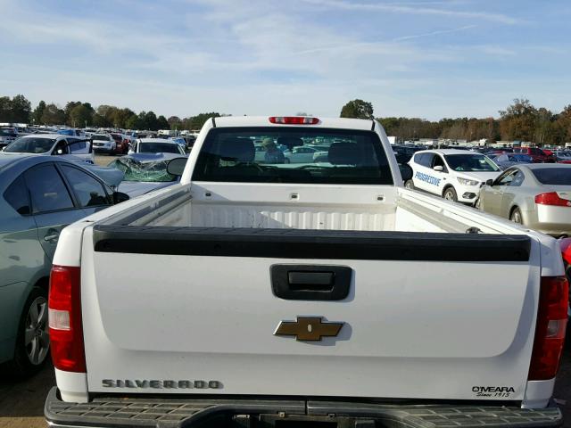 1GCEK14C37Z653597 - 2007 CHEVROLET SILVERADO WHITE photo 6