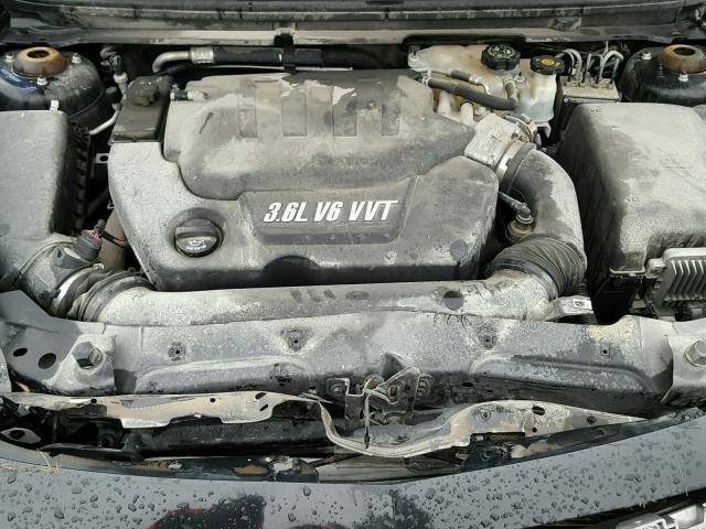 1G1ZK577X8F186388 - 2008 CHEVROLET MALIBU BLACK photo 7