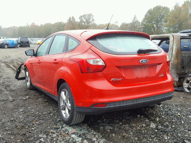 1FADP3K28DL338608 - 2013 FORD FOCUS SE RED photo 3