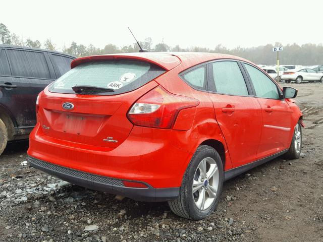 1FADP3K28DL338608 - 2013 FORD FOCUS SE RED photo 4