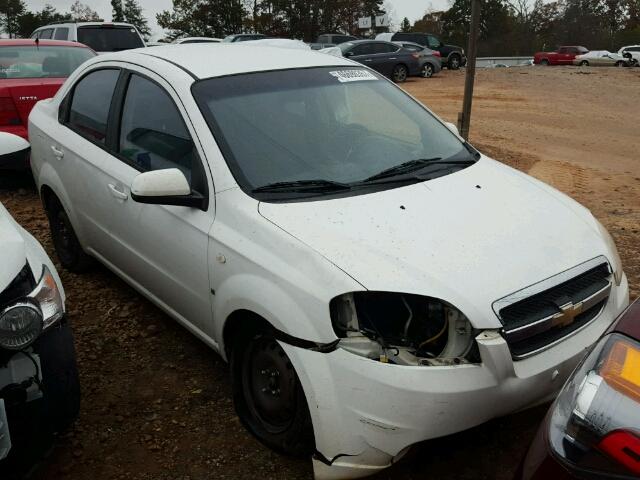 KL1TD56688B181687 - 2008 CHEVROLET AVEO BASE WHITE photo 1