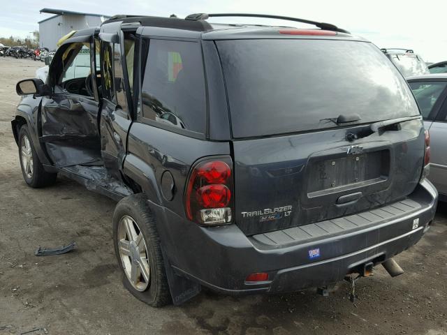 1GNDT13S672306380 - 2007 CHEVROLET TRAILBLAZE GRAY photo 3