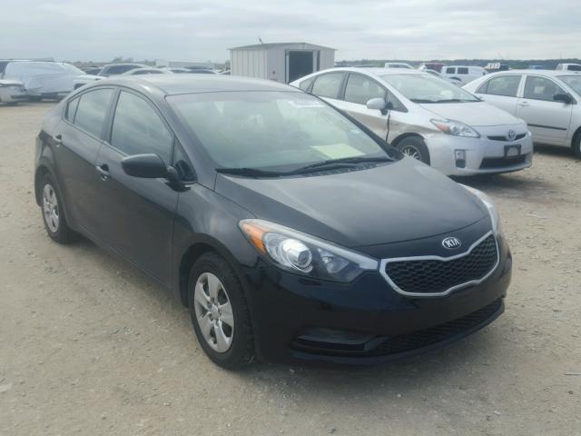 KNAFK4A65E5214438 - 2014 KIA FORTE LX BLACK photo 1