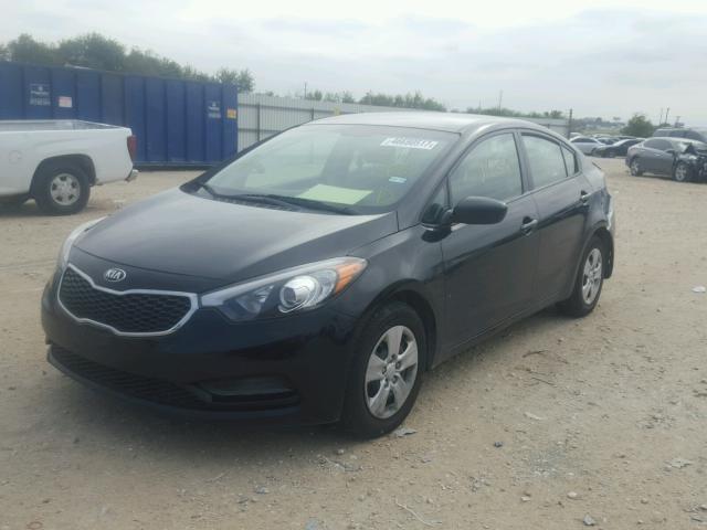 KNAFK4A65E5214438 - 2014 KIA FORTE LX BLACK photo 2