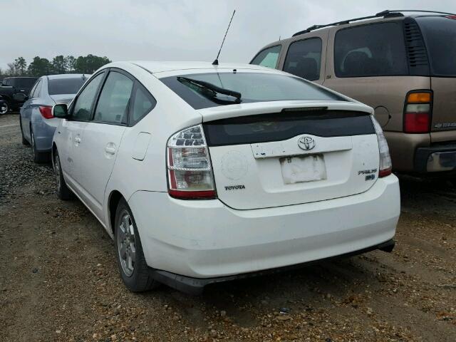 JTDKB20U693477691 - 2009 TOYOTA PRIUS WHITE photo 3