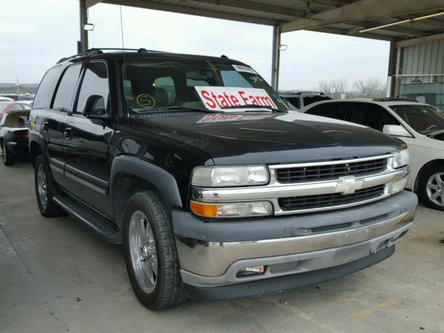 1GNEC13T35R274506 - 2005 CHEVROLET TAHOE BLACK photo 1