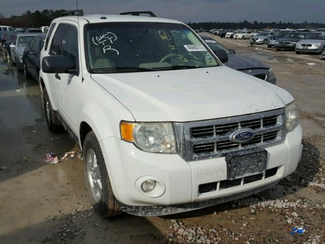 1FMCU0DG7AKB76800 - 2010 FORD ESCAPE XLT WHITE photo 1