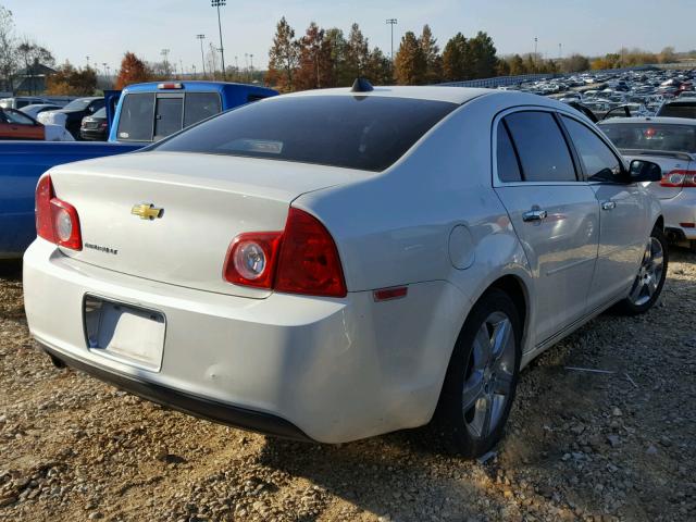 1G1ZC5E01CF330728 - 2012 CHEVROLET MALIBU 1LT WHITE photo 4