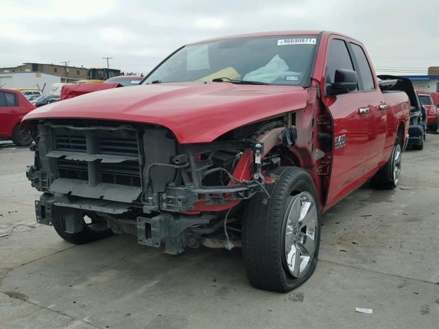 1C6RR6GT6ES287198 - 2014 RAM 1500 SLT RED photo 2