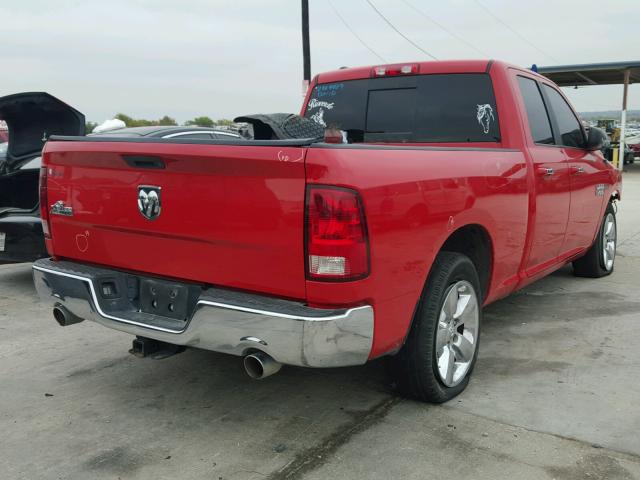 1C6RR6GT6ES287198 - 2014 RAM 1500 SLT RED photo 4