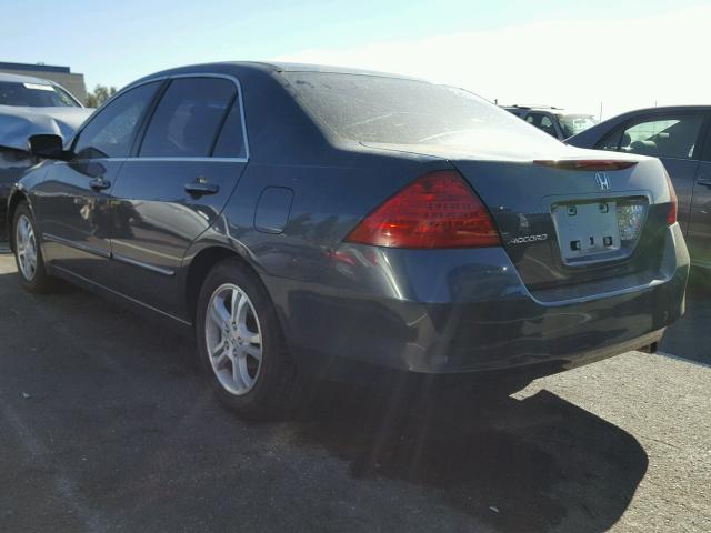 1HGCM56797A156899 - 2007 HONDA ACCORD EX CHARCOAL photo 3