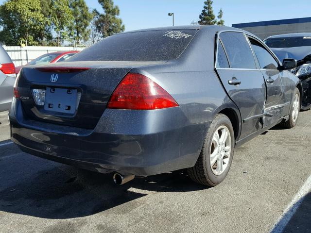 1HGCM56797A156899 - 2007 HONDA ACCORD EX CHARCOAL photo 4