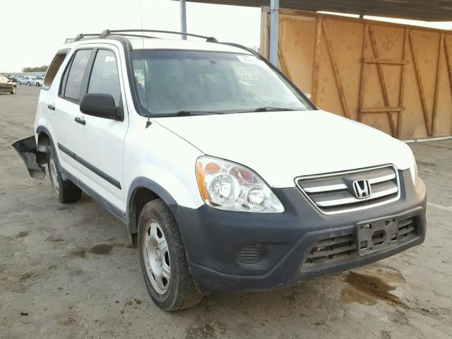 JHLRD68546C021412 - 2006 HONDA CR-V WHITE photo 1