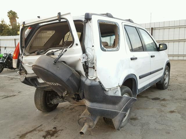 JHLRD68546C021412 - 2006 HONDA CR-V WHITE photo 4