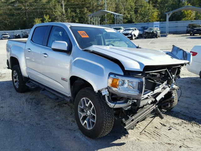 1GTG6CE33G1194450 - 2016 GMC CANYON SLE SILVER photo 1