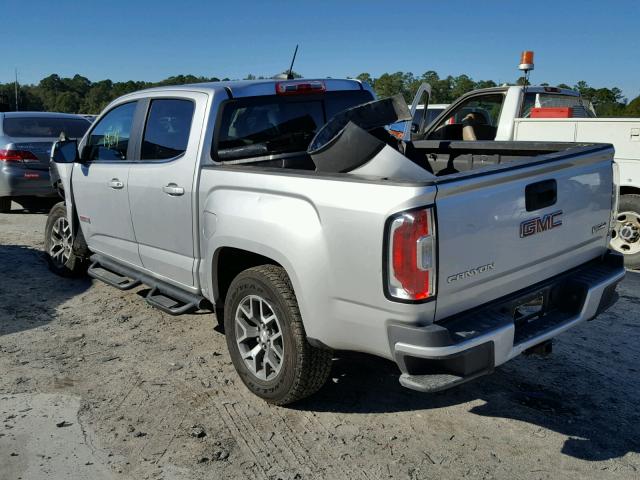 1GTG6CE33G1194450 - 2016 GMC CANYON SLE SILVER photo 3