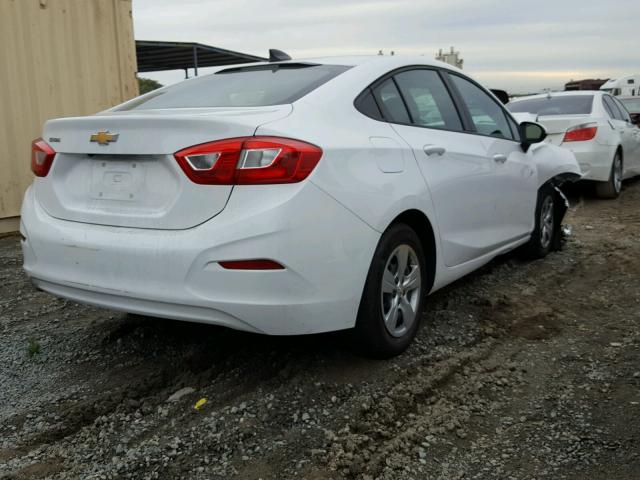 1G1BC5SM3H7241401 - 2017 CHEVROLET CRUZE LS WHITE photo 4