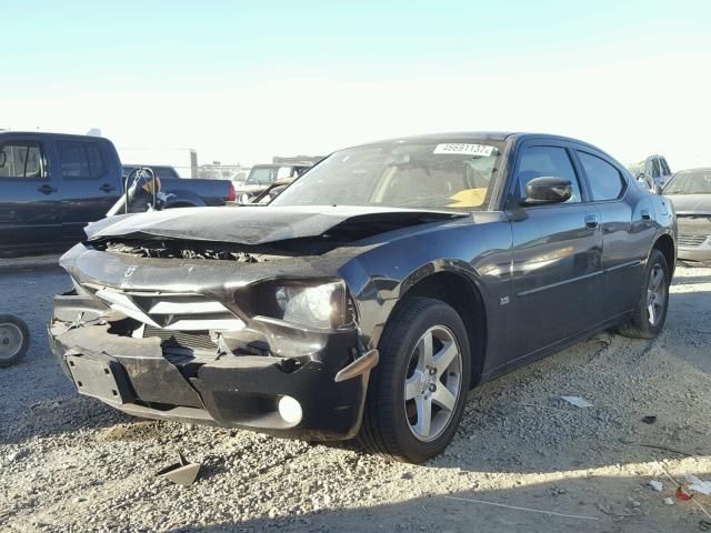 2B3CA3CV8AH140475 - 2010 DODGE CHARGER SX BLACK photo 2