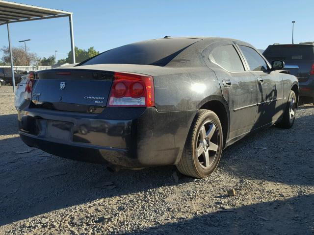 2B3CA3CV8AH140475 - 2010 DODGE CHARGER SX BLACK photo 4