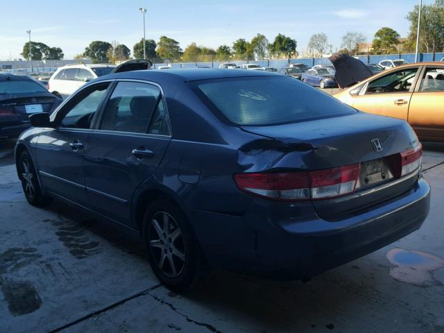 1HGCM66573A041538 - 2003 HONDA ACCORD EX BLUE photo 3