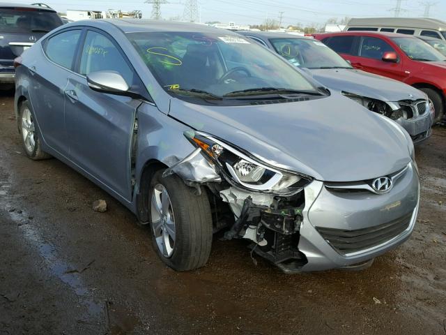 5NPDH4AE0GH672424 - 2016 HYUNDAI ELANTRA SE GRAY photo 1