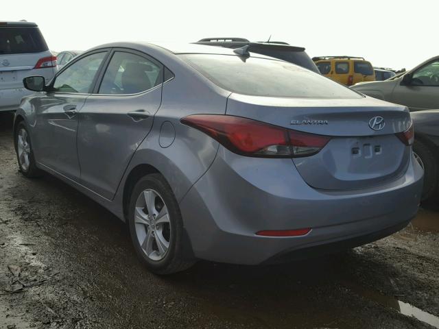 5NPDH4AE0GH672424 - 2016 HYUNDAI ELANTRA SE GRAY photo 3