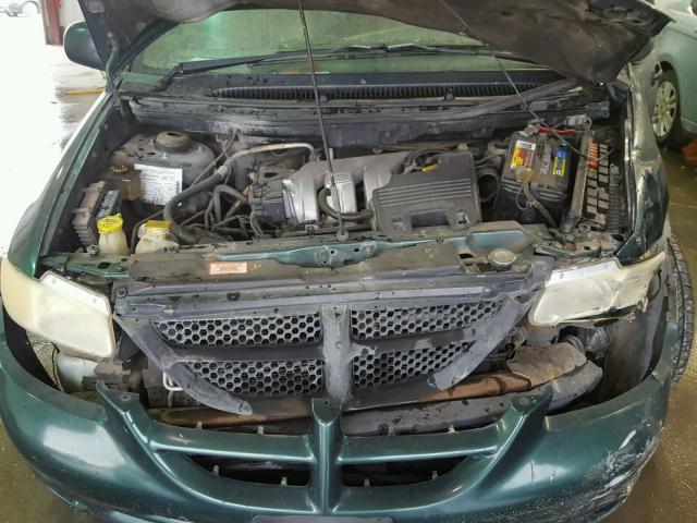 1B4GP74L3XB608470 - 1999 DODGE GRAND CARA GREEN photo 7