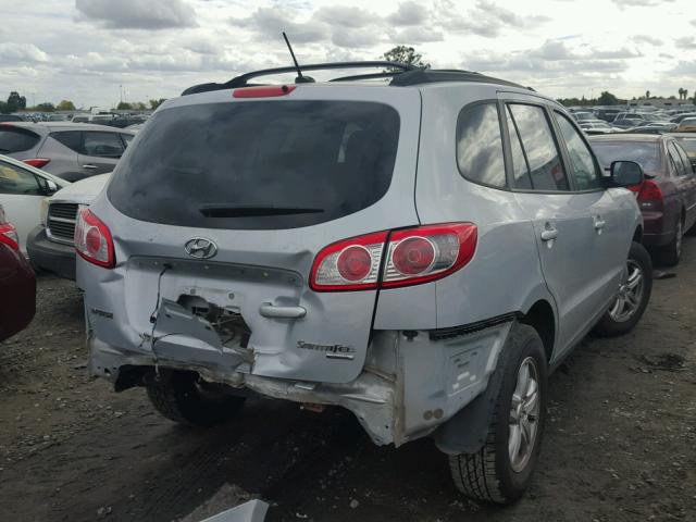 5NMSGDAB2AH367303 - 2010 HYUNDAI SANTA FE G SILVER photo 4