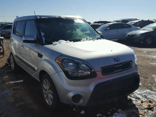 KNDJT2A64D7762061 - 2013 KIA SOUL + SILVER photo 1