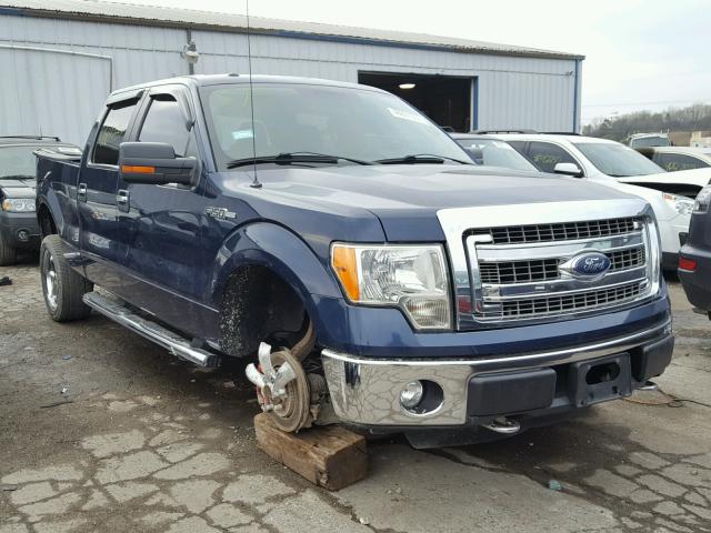 1FTFW1EF9DFC59603 - 2013 FORD F150 SUPER BLUE photo 1