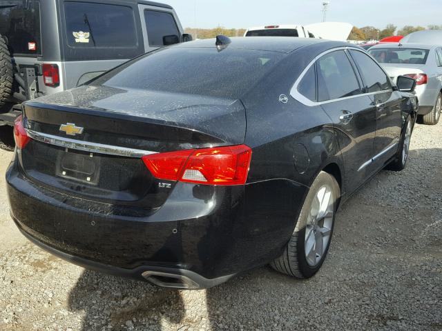 1G1165S32FU114146 - 2015 CHEVROLET IMPALA LTZ BLACK photo 4