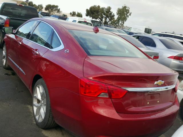 2G1155S36E9184232 - 2014 CHEVROLET IMPALA LTZ RED photo 3