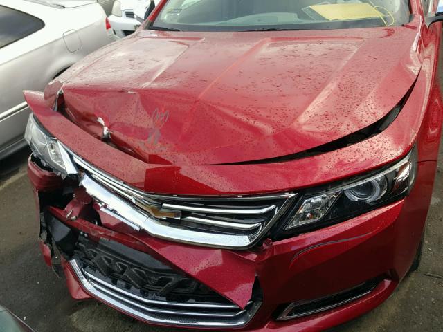 2G1155S36E9184232 - 2014 CHEVROLET IMPALA LTZ RED photo 7